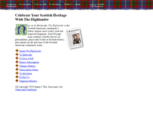 Tablet Screenshot of highlandermagazine.com